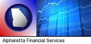 Alpharetta, Georgia - a financial chart