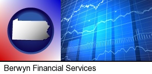 a financial chart in Berwyn, PA