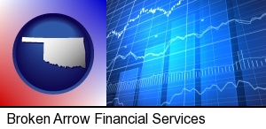 a financial chart in Broken Arrow, OK