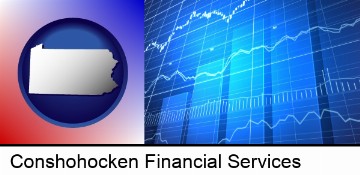 a financial chart in Conshohocken, PA