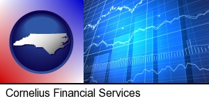 a financial chart in Cornelius, NC