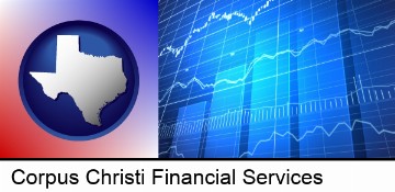 a financial chart in Corpus Christi, TX