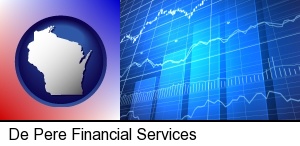 a financial chart in De Pere, WI