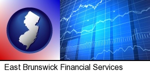 a financial chart in East Brunswick, NJ