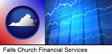 a financial chart in Falls Church, VA