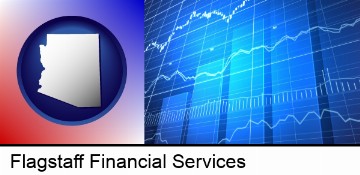 a financial chart in Flagstaff, AZ