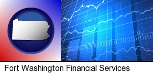 a financial chart in Fort Washington, PA