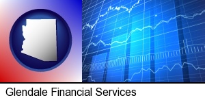a financial chart in Glendale, AZ
