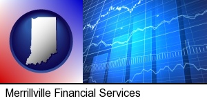 a financial chart in Merrillville, IN