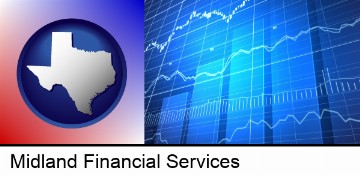 a financial chart in Midland, TX
