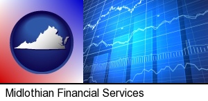 a financial chart in Midlothian, VA