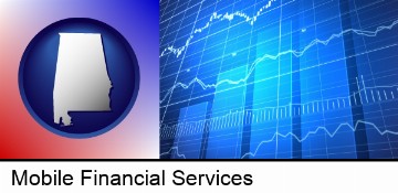 a financial chart in Mobile, AL