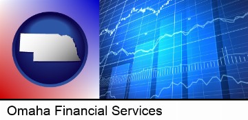 a financial chart in Omaha, NE