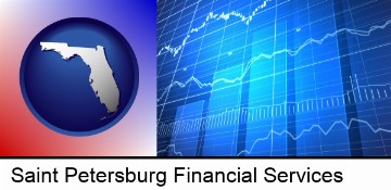 a financial chart in Saint Petersburg, FL