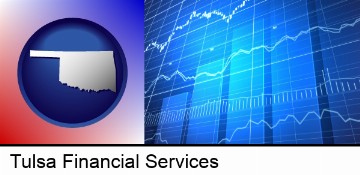 a financial chart in Tulsa, OK