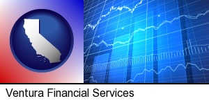 a financial chart in Ventura, CA