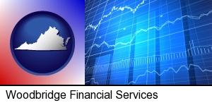 a financial chart in Woodbridge, VA