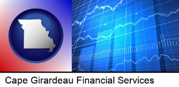a financial chart in Cape Girardeau, MO