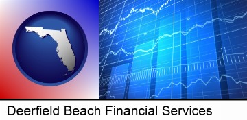 a financial chart in Deerfield Beach, FL