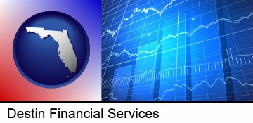 a financial chart in Destin, FL