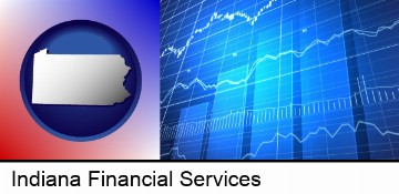 a financial chart in Indiana, PA