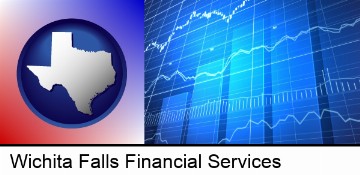 a financial chart in Wichita Falls, TX